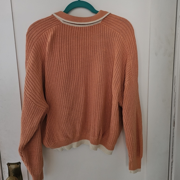 Anthropologie Ellis sweater in orange - Picture 5 of 6